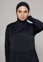 Load image into Gallery viewer, Headcover - Sleeveless - Swim-Hijab Top - Black