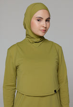 Load image into Gallery viewer, Headcover - Sleeveless - Swim-Hijab Top - Crocodile