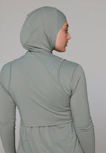 Load image into Gallery viewer, Headcover - Sleeveless - Swim-Hijab Top - Urban Sage