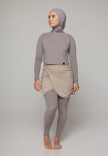 Load image into Gallery viewer, Headcover - Sleeveless - Swim-Hijab top - Ash Brown