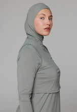 Load image into Gallery viewer, Headcover - Sleeveless - Swim-Hijab Top - Urban Sage
