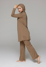 Load image into Gallery viewer, South - Covered - Wide Swim-Trousers - Earthy Brown