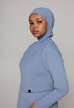 Load image into Gallery viewer, Headcover - Sleeveless Swim-Hijab Top - Serenity Blue