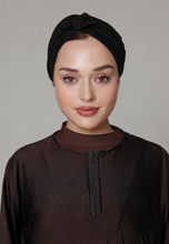 Load image into Gallery viewer, Headcover - Anti - Slip - Swim-turban - Black