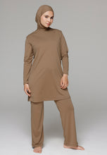 Load image into Gallery viewer, South - Covered - Wide Swim-Trousers - Earthy Brown
