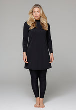 Load image into Gallery viewer, South - Covered - Knee length - Black