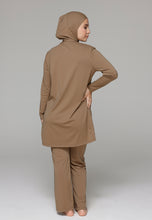 Load image into Gallery viewer, South - Covered - Wide Swim-Trousers - Earthy Brown