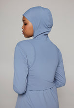 Load image into Gallery viewer, Headcover - Sleeveless Swim-Hijab Top - Serenity Blue