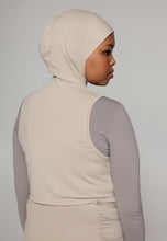 Load image into Gallery viewer, Headcover - Sleeveless - Swim-Hijab top - Sand
