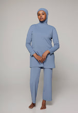 Load image into Gallery viewer, South - Covered - Wide - Swim-Trousers - Serenity Blue