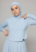 Load image into Gallery viewer, Headcover - Sleeveless Swim-Hijab Top - Baby Blue