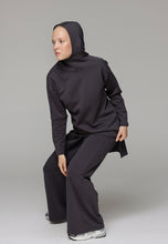 Load image into Gallery viewer, Activewear - Attached Skirt - Wide trouser - Dark Grey