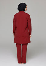 Load image into Gallery viewer, South - Covered - Wide Swim-Trousers - Burgundy
