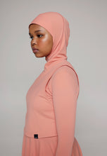Load image into Gallery viewer, Headcover - Sleeveless - Swim-Hijab top - Salmon