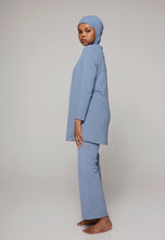 Load image into Gallery viewer, South - Covered - Wide - Swim-Trousers - Serenity Blue