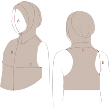 Load image into Gallery viewer, Headcover - Sleeveless - Swim-Hijab Top - Dark Brown