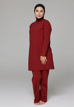 Load image into Gallery viewer, South - Covered - Wide Swim-Trousers - Burgundy