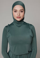 Load image into Gallery viewer, Headcover - Sleeveless - Swim-Hijab Top - Dark Ocean