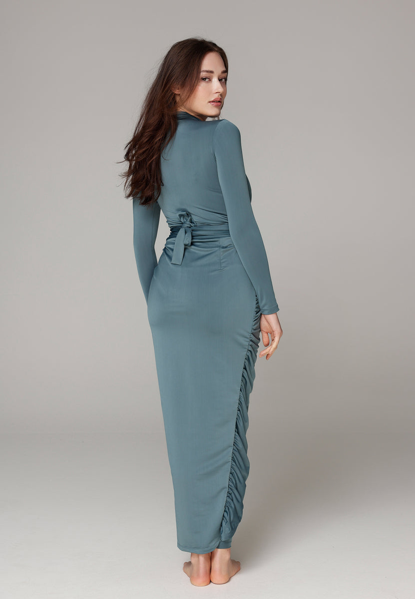 swim dress long skirt West - while adjustable straps ensure Color:DUSTY-ROSE $790 NWT BLACK/PINK LACE RGroup_AW-PD-10707