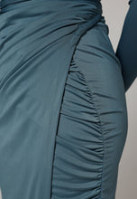 Load image into Gallery viewer, West - Long Swim Skirt - Soft Ocean
