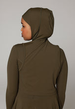 Load image into Gallery viewer, Headcover - Sleeveless - Swim-Hijab Top - Khaki