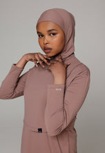 Load image into Gallery viewer, Headcover - Sleeveless - Swim-Hijab Top - Cocao Dusk