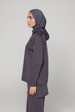 Load image into Gallery viewer, Activewear - Oversized - Hijab-Hoodie - Dark Grey