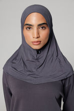 Load image into Gallery viewer, Breathable Bamboo - Active - Hijab - Dark Grey