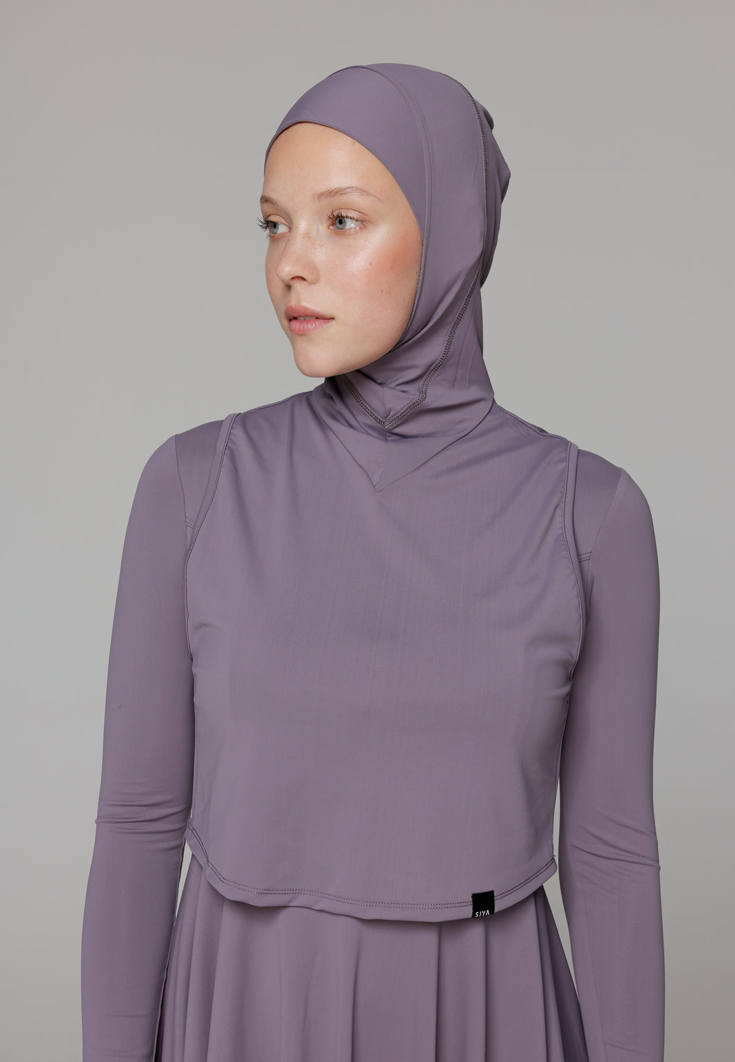 Headcover - Sleeveless - Swim-Hijab Top - Lavender