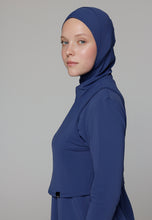 Load image into Gallery viewer, Headcover - Sleeveless - Swim-Hijab Top - Marine Blue

