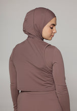 Load image into Gallery viewer, Headcover - Sleeveless - Swim-Hijab Top - Dark Brown
