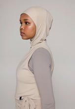 Load image into Gallery viewer, Headcover - Sleeveless - Swim-Hijab top - Sand
