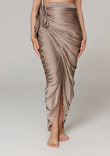 Load image into Gallery viewer, Cover-up - Long Skirt - Glitter Soft Taupe
