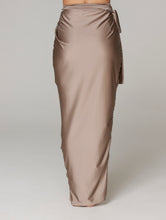Load image into Gallery viewer, Cover-up - Long Skirt - Glitter Soft Taupe
