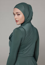 Load image into Gallery viewer, Headcover - Sleeveless - Swim-Hijab Top - Dark Ocean
