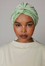 Load image into Gallery viewer, Headcover - Anti -Slip - Swim-turban - Glitter Pistachio
