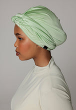 Load image into Gallery viewer, Headcover - Anti -Slip - Swim-turban - Glitter Pistachio
