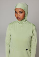 Load image into Gallery viewer, Headcover - Sleeveless - Swim-Hijab Top - Pistachio
