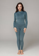 Load image into Gallery viewer, West - Long Swim Skirt - Soft Ocean
