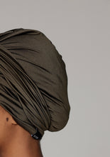 Load image into Gallery viewer, Headcover - Anti - Slip - Swim-turban - Glitter Khaki
