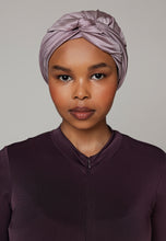 Load image into Gallery viewer, Headcover - Anti - Slip - Swim-turban - Glitter Lavender

