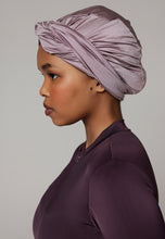 Load image into Gallery viewer, Headcover - Anti - Slip - Swim-turban - Glitter Lavender
