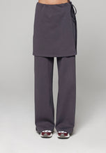Load image into Gallery viewer, Activewear - Attached Skirt - Wide trouser - Dark Grey
