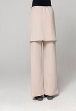 Load image into Gallery viewer, Activewear - Attached Skirt - Wide trouser - Sand

